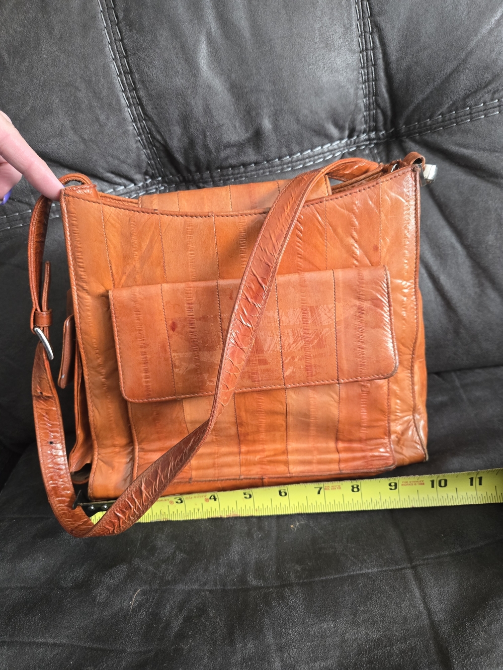 LeeSands Eel skin Crossbody Bag